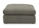 Faux Leather Large Ottoman - Camira